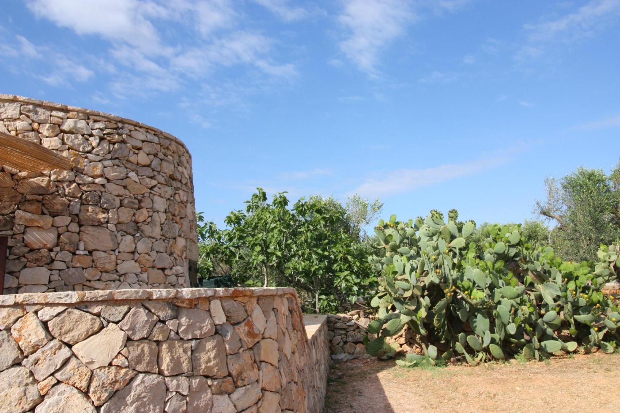 Апартаменты Trullo Macchie Марина-ди-Манкаверса Экстерьер фото