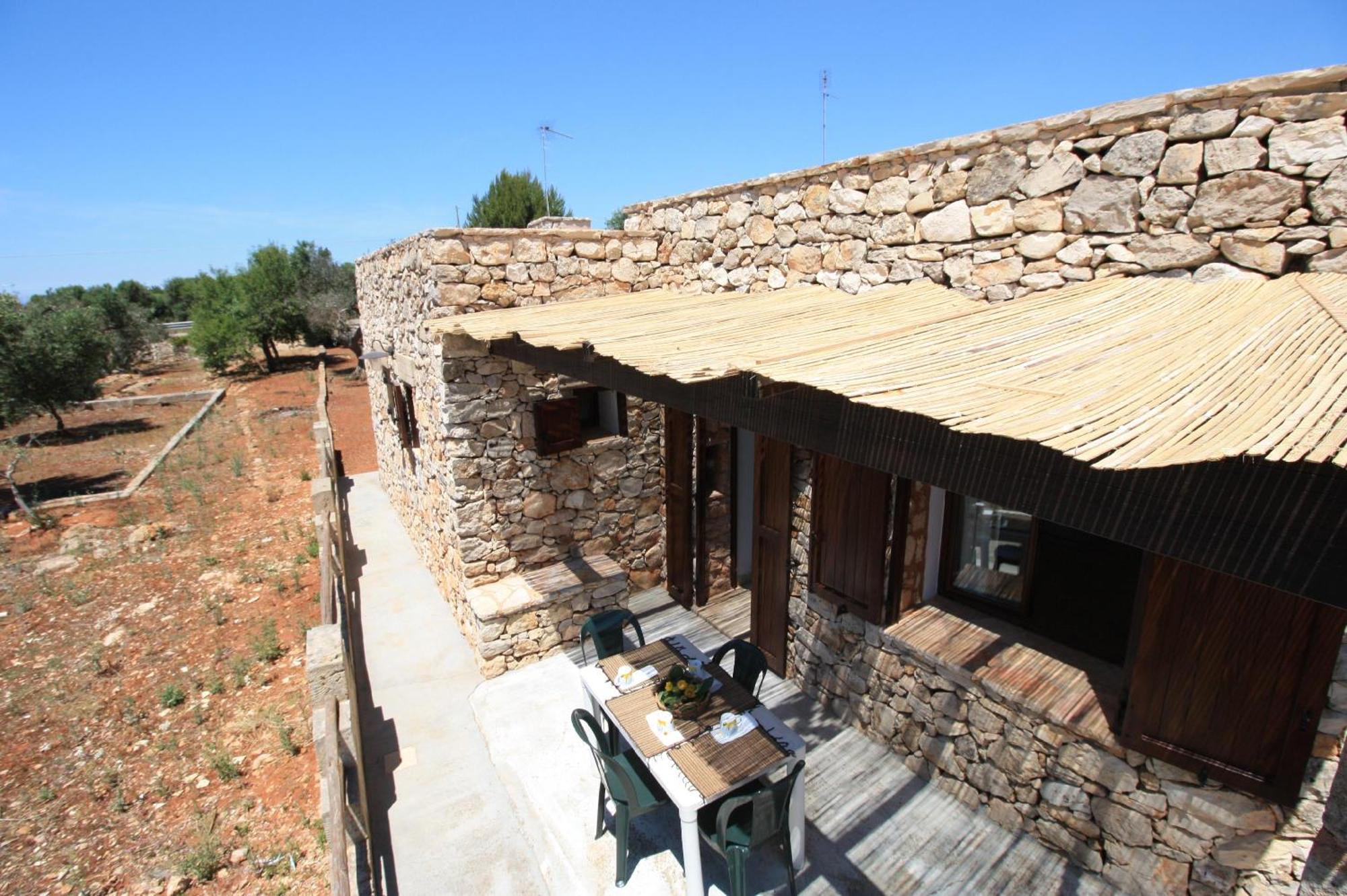 Апартаменты Trullo Macchie Марина-ди-Манкаверса Экстерьер фото